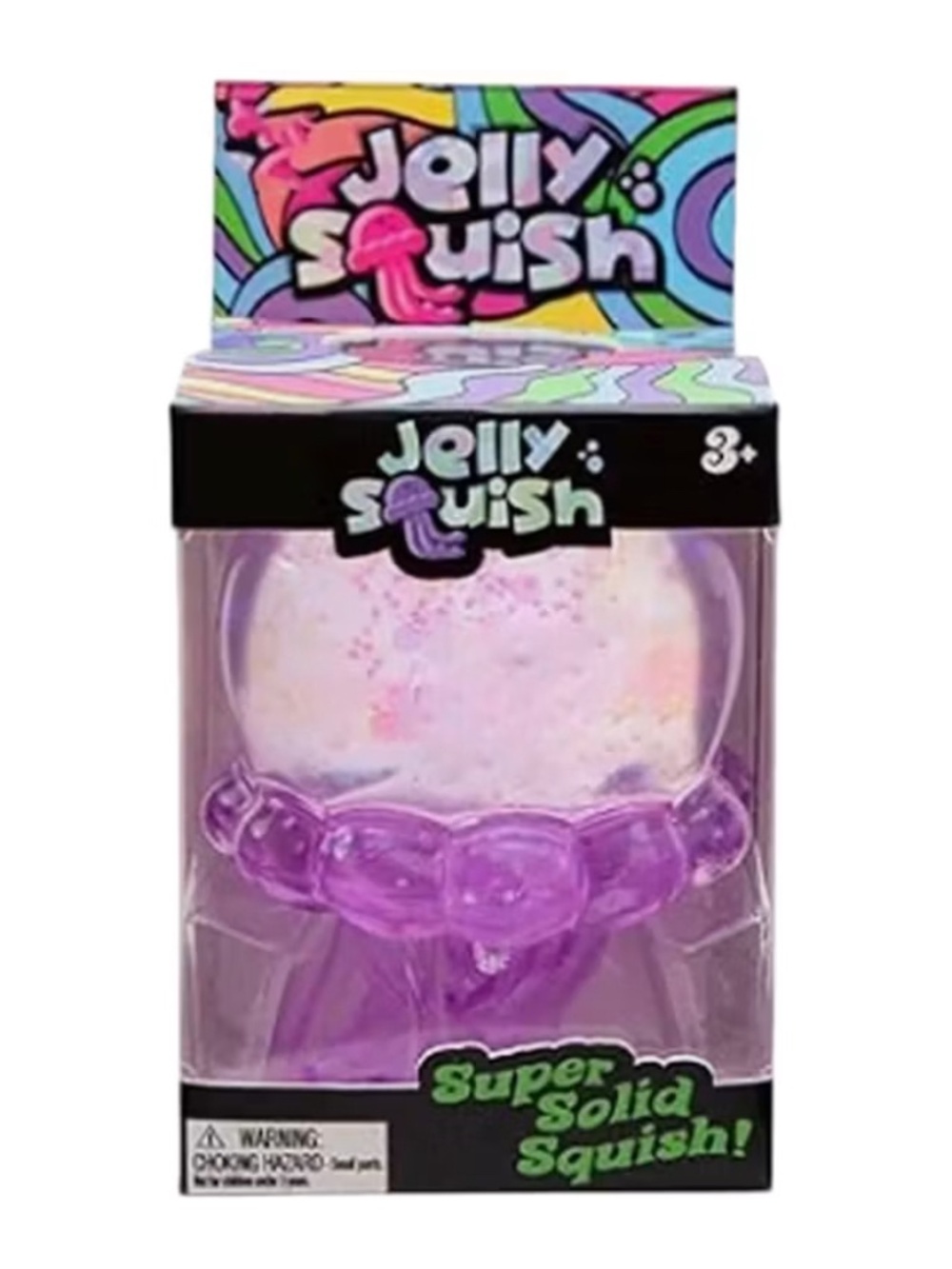 NeeDoh Purple Jelly Squish Toy New Schylling